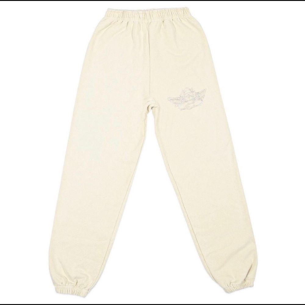 Boys lie ivory sweatpants